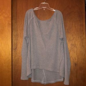 Over-sized comfy grey sweater